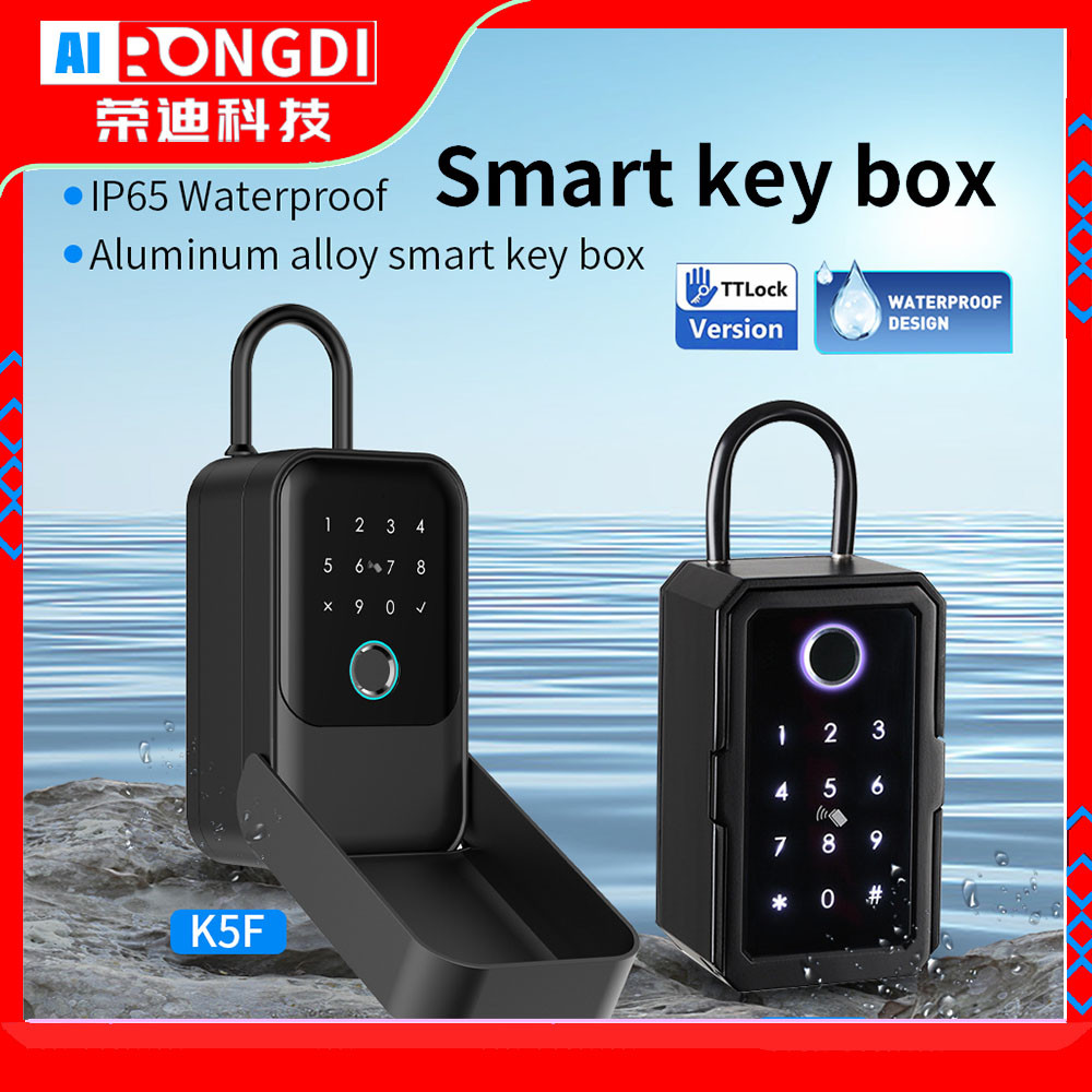 Smart Fingerprint Key Safe with WiFi Gateway & TTLOCK App Unlock for Secure Storage Peti Kunci Cap Jari Pintar dengan WiFi Gateway & Buka Kunci Aplikasi TTLOCK untuk Penyimpanan Rahsia