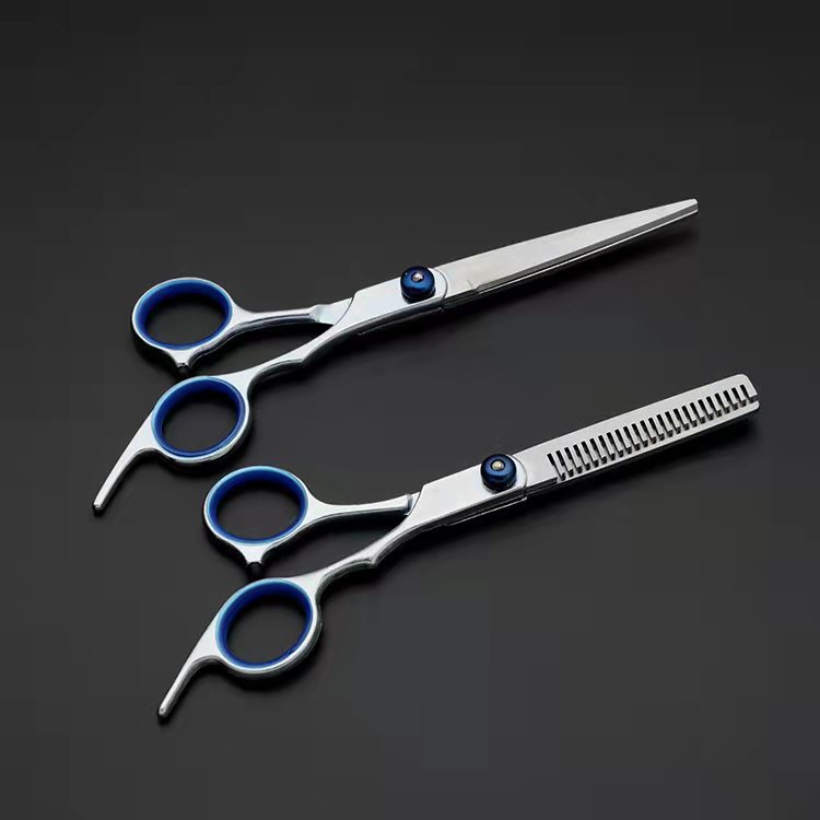 6-Inch Professional Hairdressing Scissors Set: Cutting & Thinning Shears, Barber Accessories