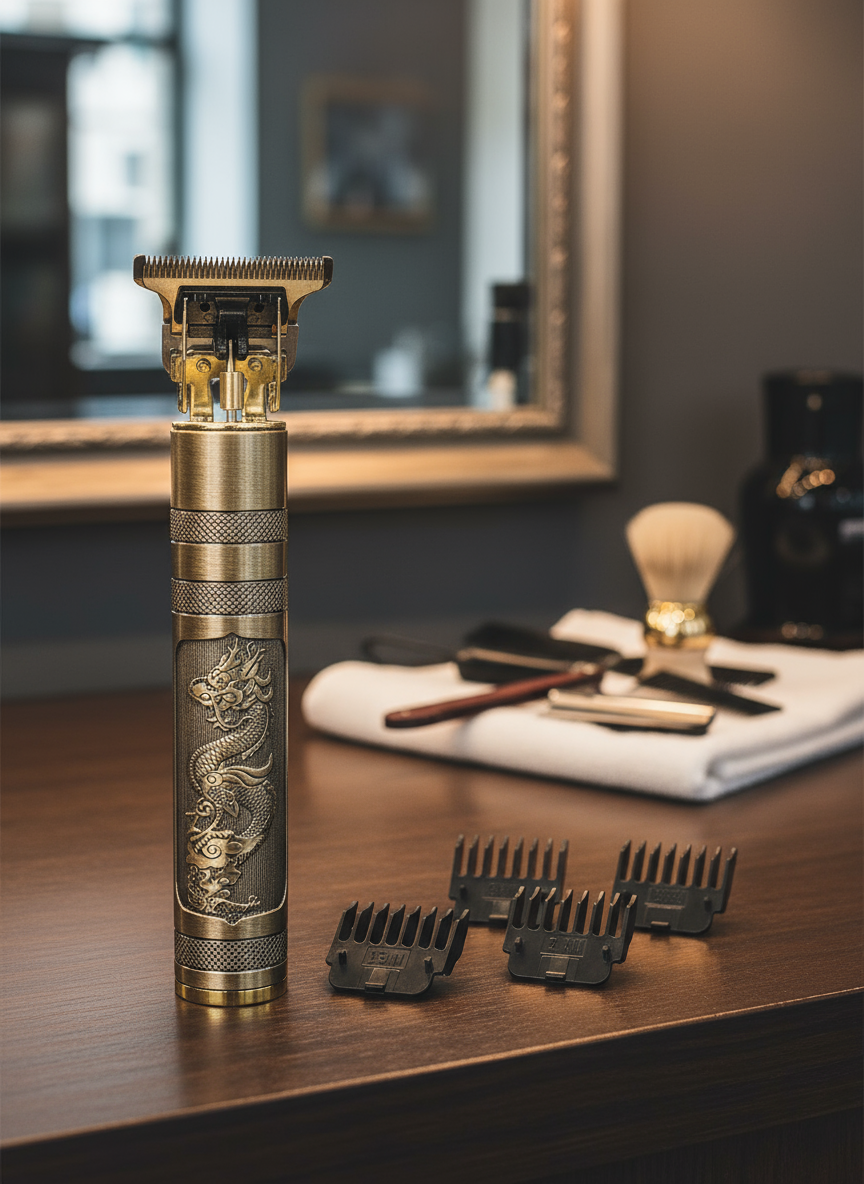2025 Retro Hair Clipper Rechargeable Mustache Trimmer  2025 Pencukur Rambut Retro Boleh Dicas Semula Pemangkas Misai