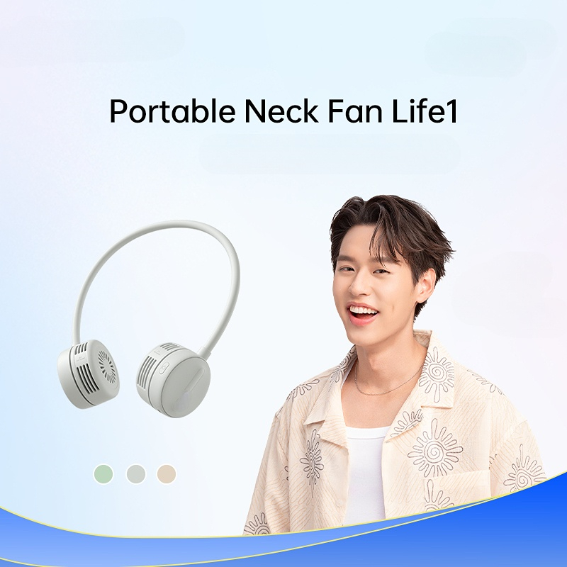  Neck Fan Life1, bladeless, USB charging, 360° adjustable speed at 4 levels, hands-free personal portable fan  Kipas Leher Life1 Kipas Leher, Tanpa Bilah, Pengecasan USB, Kelajuan Boleh Laras 360°, 4 Tahap, Bebas Tangan Peribadi, Mudah Alih