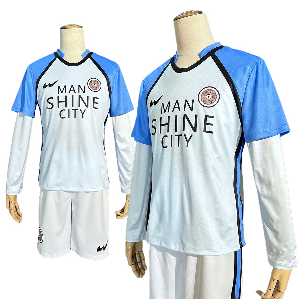 HOLOUN Blue Lock Cosplay Costume MAN SHINE CITY Jersey Nagi Reo Chigiri