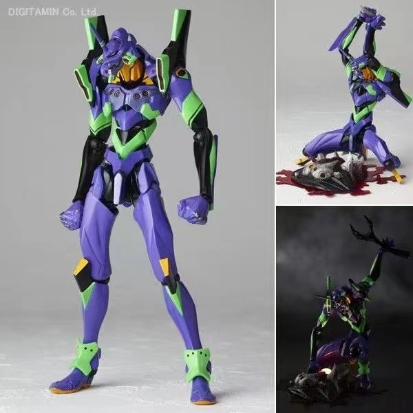 EVA EVANGELION Figurines Warrior Human Instrumentality Project EVA-01 Figurine Anime PVC Statue Model Collectible