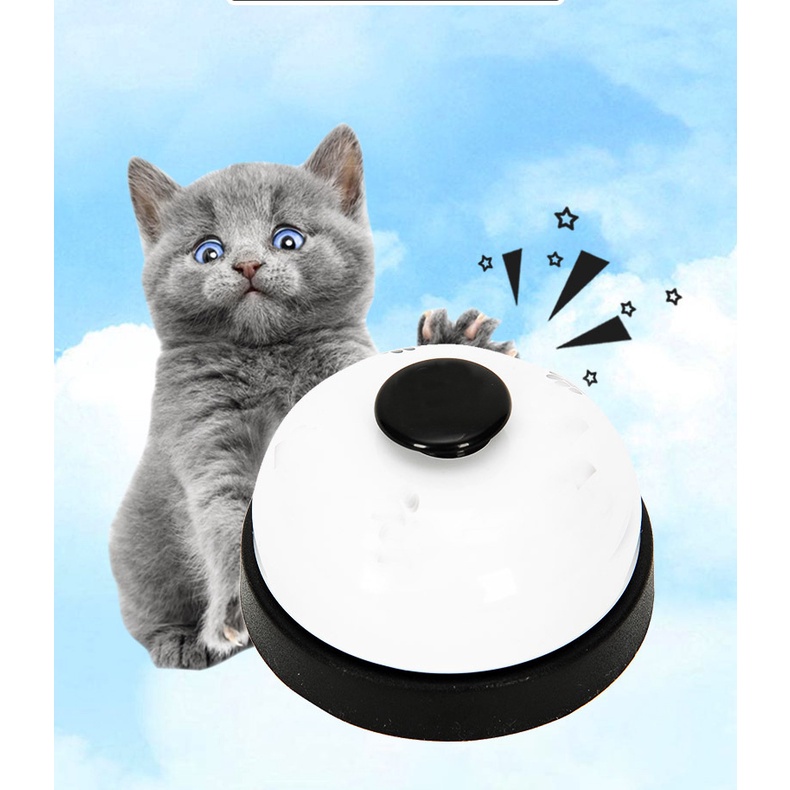 Hand press summoning bell competition answer bell serving table bell pets training ring bell toy accessories