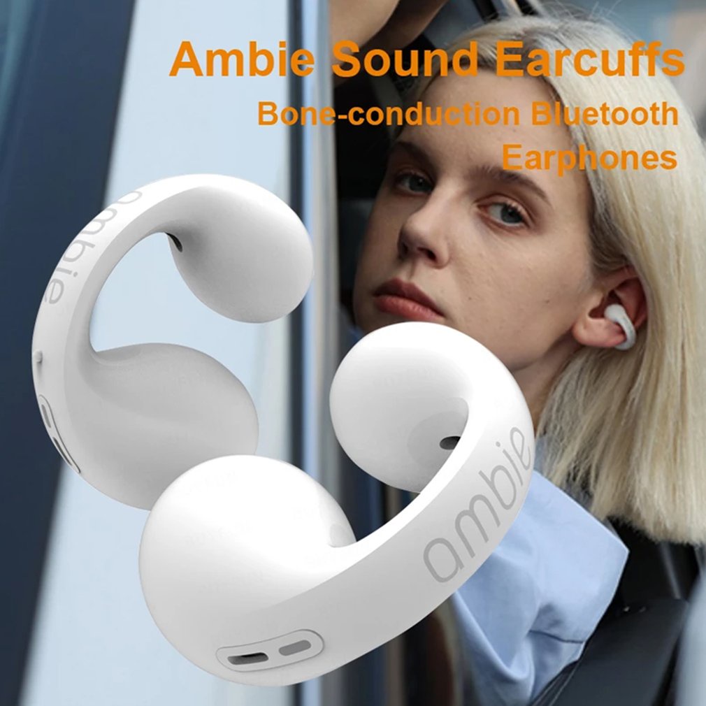 Ambie Sound Earcuffs Bone Conduction Driving Bluetooth Wireless