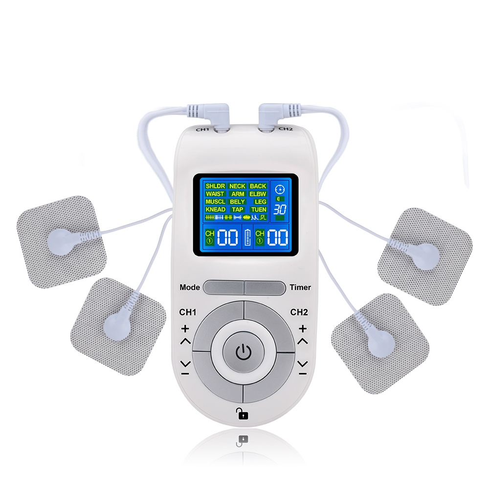 TAKROL EMS Electronic Pulse Massager Tens Machine Acupuncture Electric Body Massager Nerve Muscle Stimulator Pain Relief Home Electronic Physiotherapy Instrument