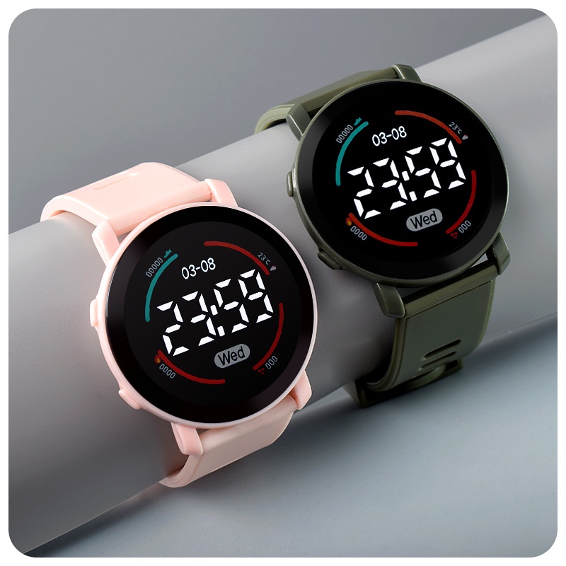 New Fashion Waterproof Electronic Watch Simple Leisure Sports Student Examination LED Electronic Watch