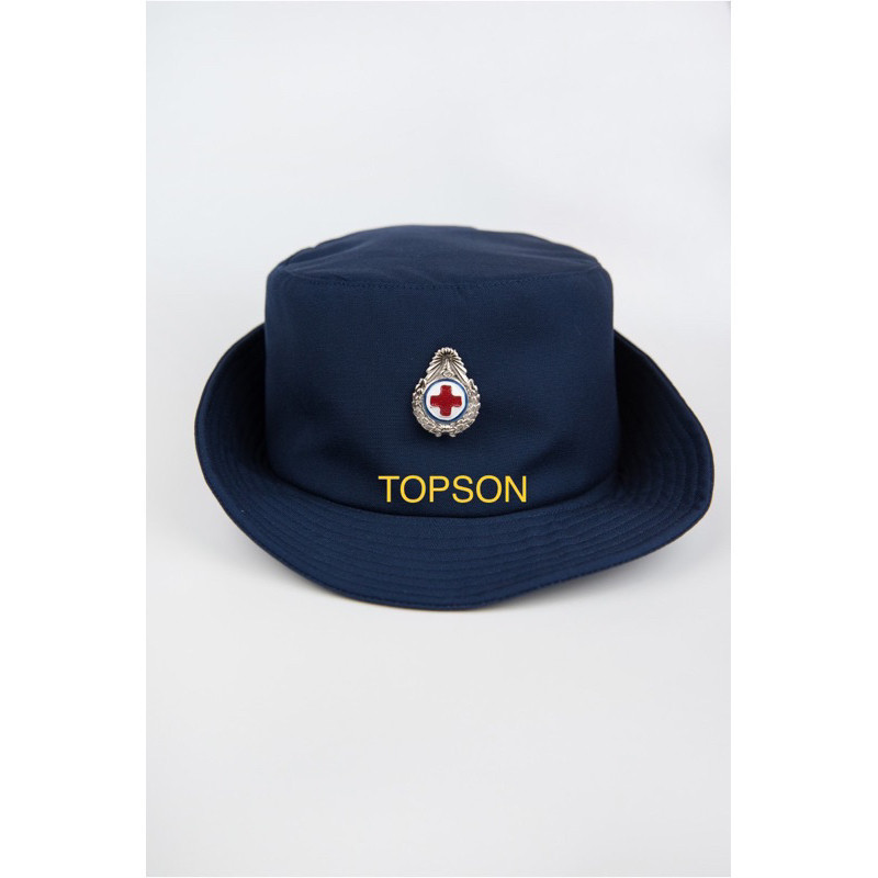 Red Cross Youth Hat No Needle Topson Brand School Bill