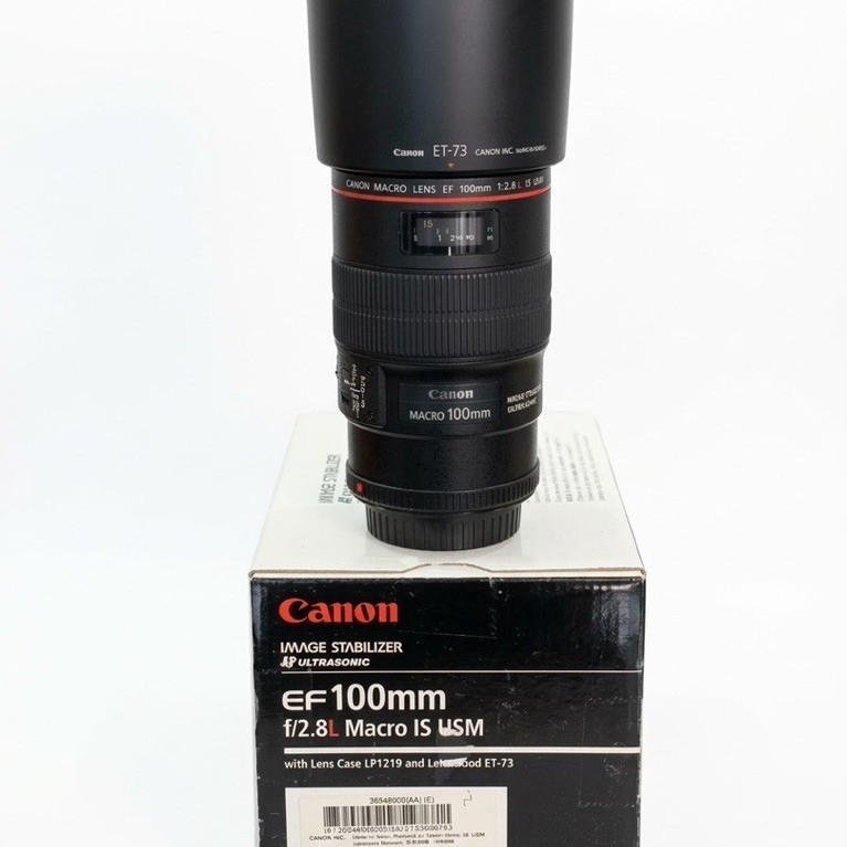 Canon EF 100mm F2.8 L IS USM : Former0 There A Box In Good Condition.