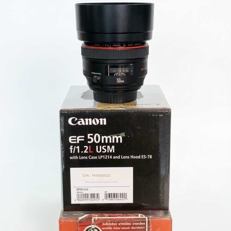 Canon EF 50mm F1.2 L USM Former Store Good Condition With Box