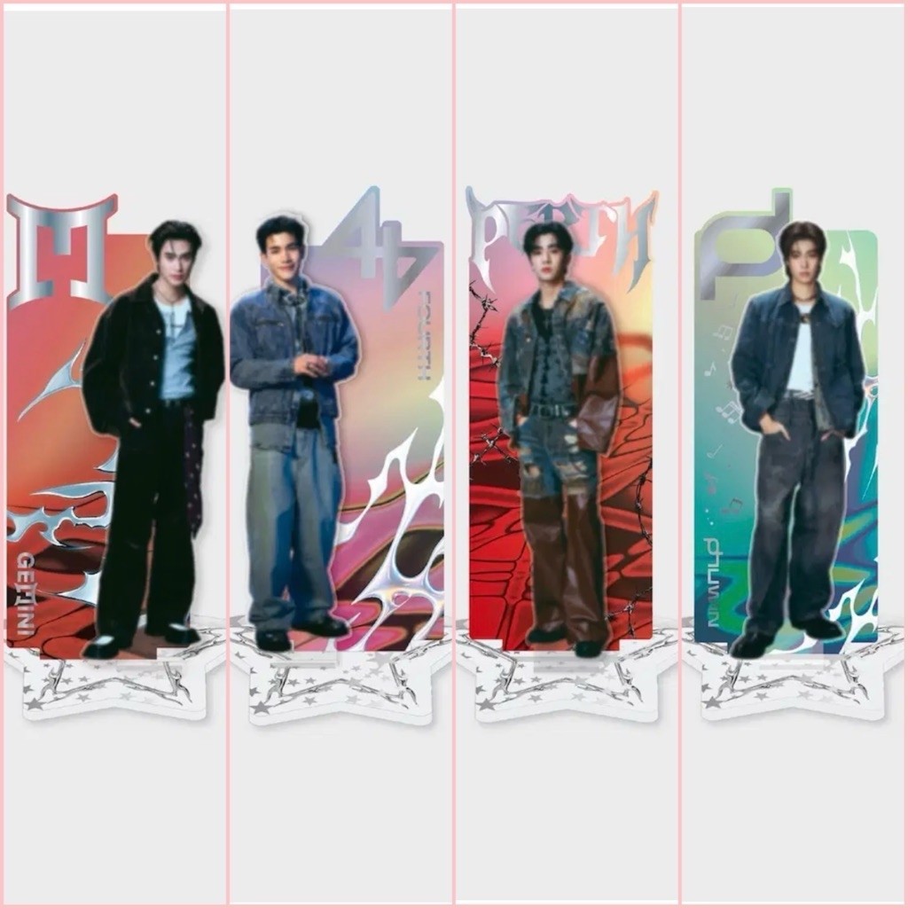 🧘Standee GEMINI FOURTH PERTH PHUWIN ACRYLIC STANDEE RISER CONCERT : THE FIRST RISE
