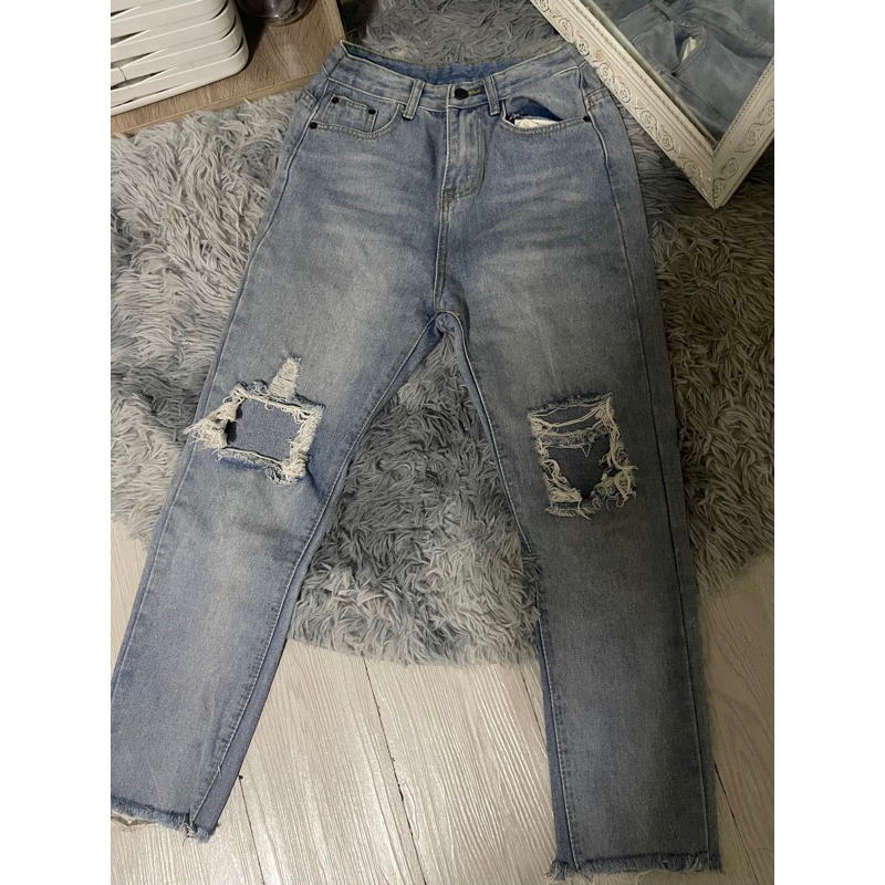 Boy Jeans With Ripped Knees
