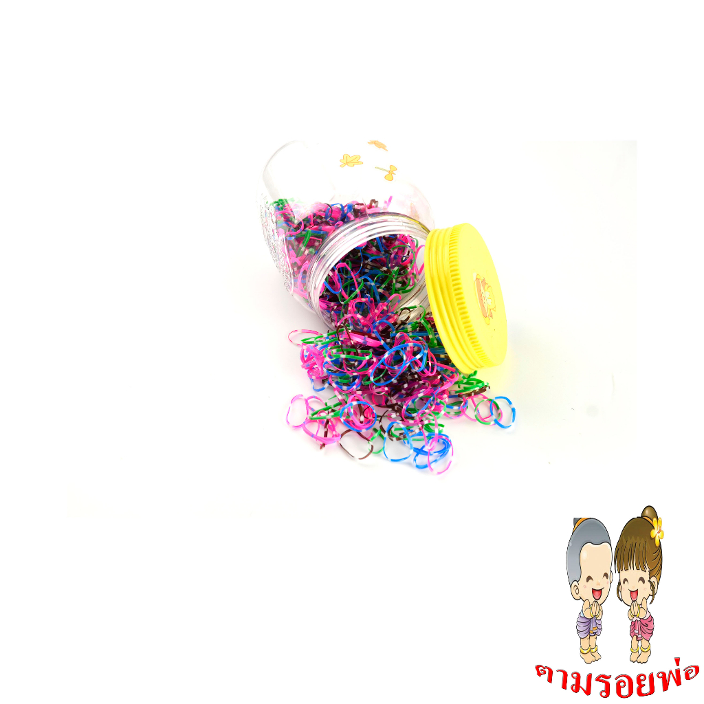 Korean Rubber Band Hair Student Assorted Colors 1 Piece Weight 200 G