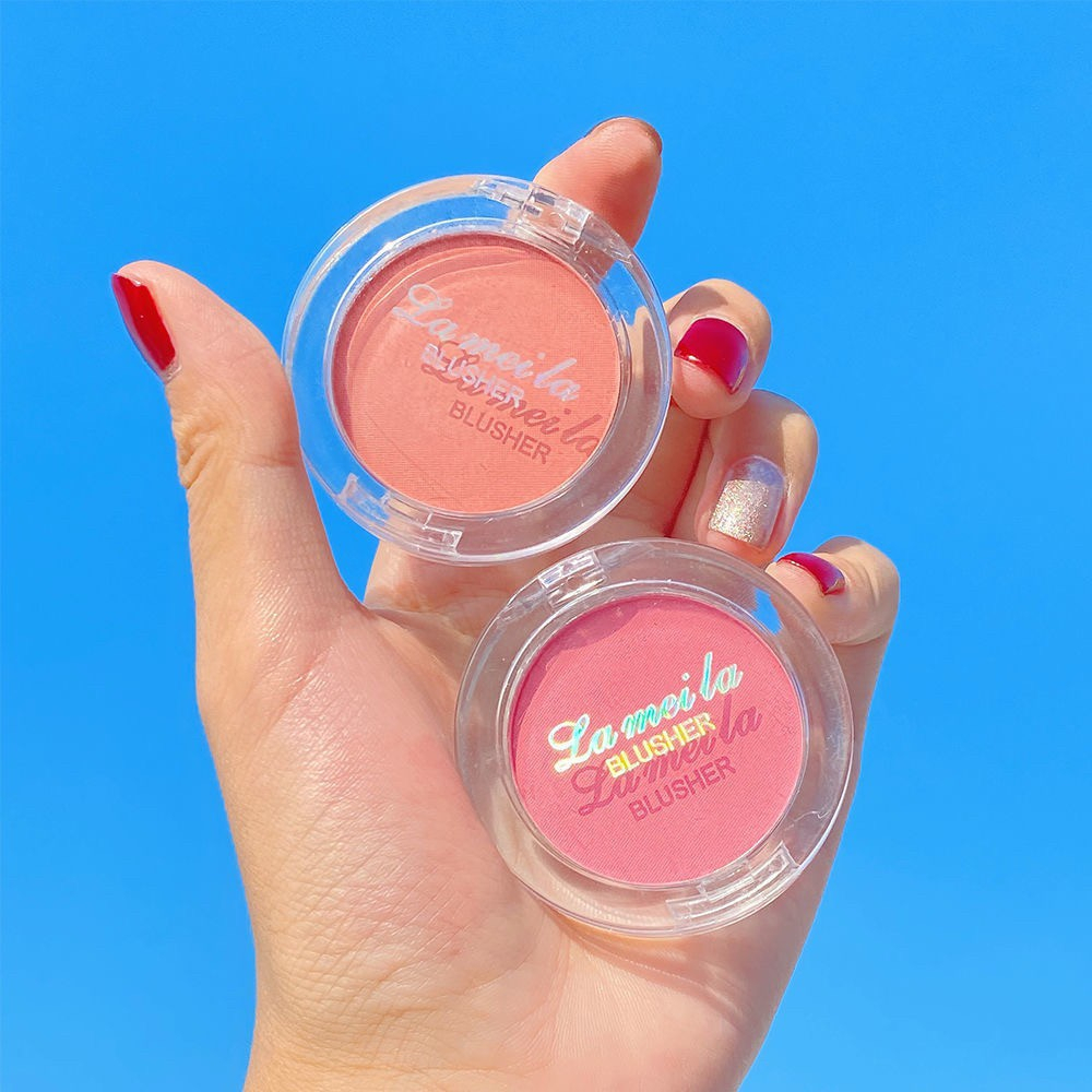LAMEILA 3040 Blush Matte Texture Korean Style Beautiful Color Tone Full-Perfect Thick Pigmented Light Waterproof Long-Lasting Blusher