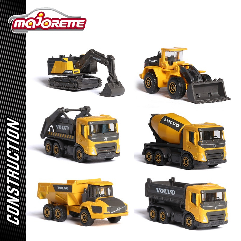 Model Car Construction Vehicle VOLVO Mining majorette Work Genuine Copyright Steel Material There Are 6 Types To Choose From.