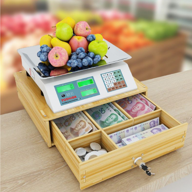 Storage Basket Divider Desktop Changing Box Coins Cash Paper Cashier Drawer Separate Organizer Money Flock