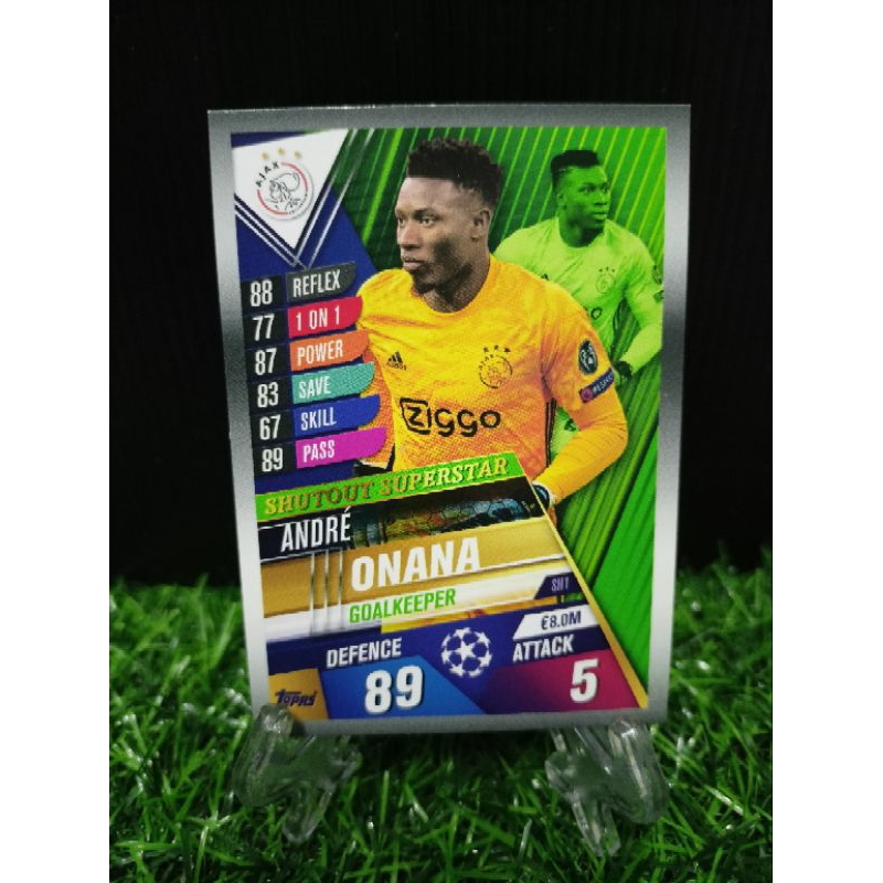 André Onana Match Attax goalkeeper Ajax Cards Included