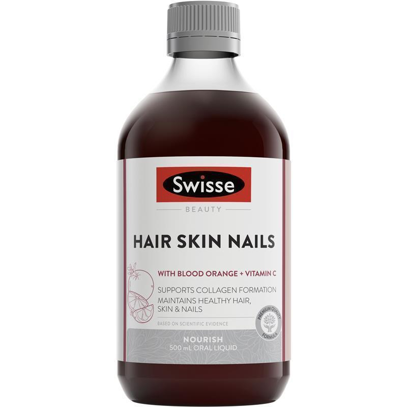 Swisse Ultiboost Hair Skin Nails Nourish Oral Liquid 500ml Parenting