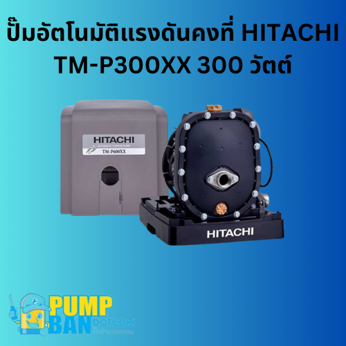 Constant Pressure Automatic Pump HITACHI TM-P300XX 300 Watts Can Issue Tax Invoice E-Tax 1