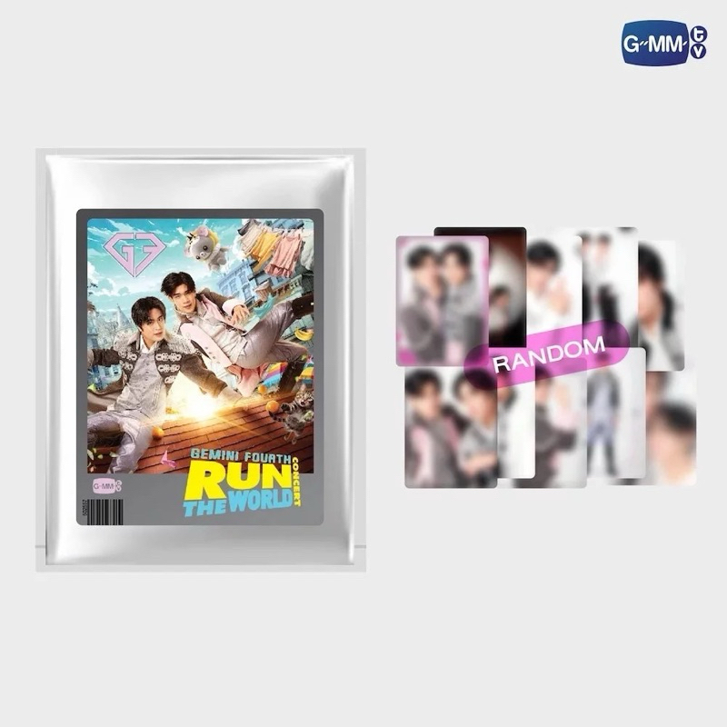 COLLECTIBLE RANDOM CARD GEMINI FOURTH RUN THE WORLD CONCERT GMMTV