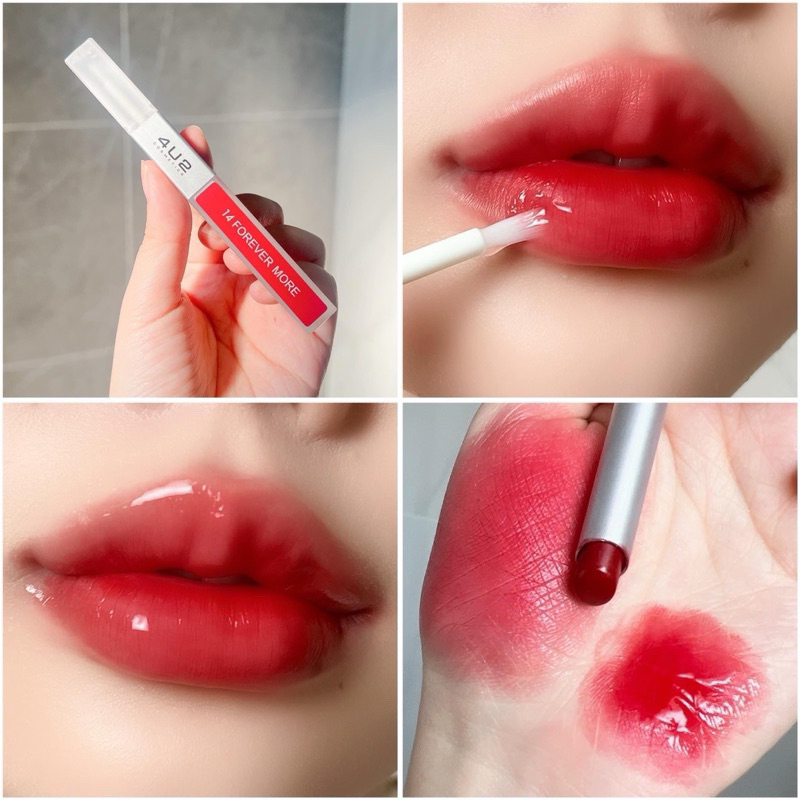 New Lip 4U2 14 forever more Number "Lin Malin" Miss Grand Thailand The Latest Person Has Been Applied. You Can Sleep It On It. Is Fresh Red Very Beautiful.