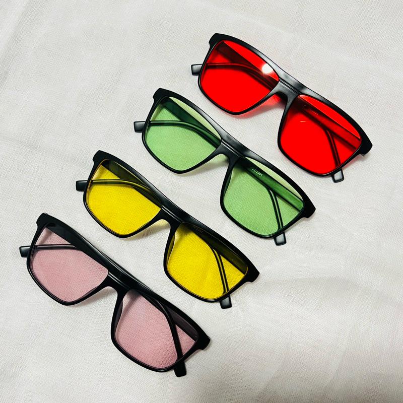 Fashion Glasses-Sunglasses Korean Style Color Lens Waterproof-UV