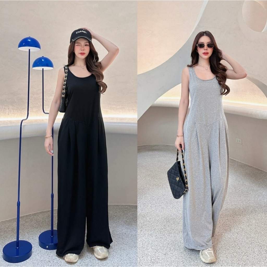Women's Long Pants Jumpsuit Long-Legged Soft And Comfortable Fabric Chubby Girls Can Wear It. Sheeny Sign. Jumpsuit Woman Jumpsuit Plus Size