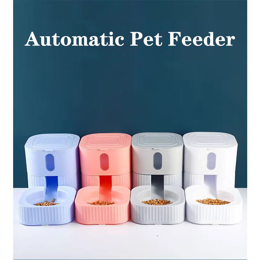 FIVE CATS Automatic Food Dispenser Washable For Pets Dogs