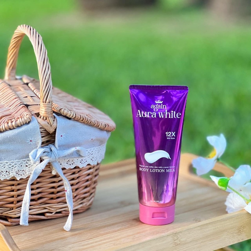 Again Aura White Body Taro Lotion Milk Formula