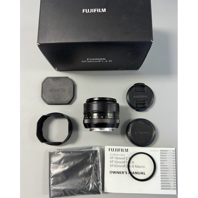 Fuji XF 35 F1.4 Second Hand Good Condition Complete Box Equipment Plus Filter