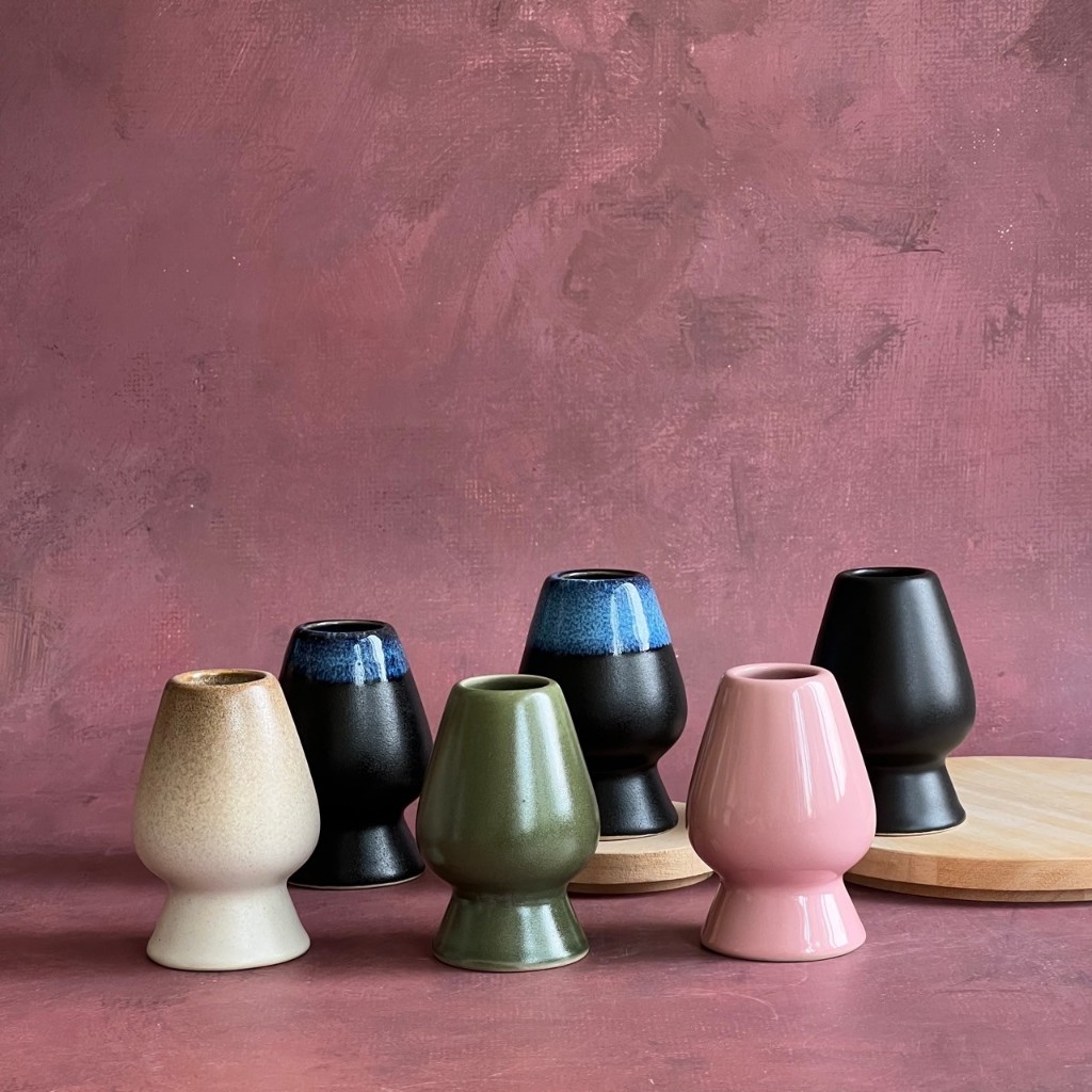 Matcha Brush Stand Tea Holder Ceramic Handmade-AT1CERAMIC