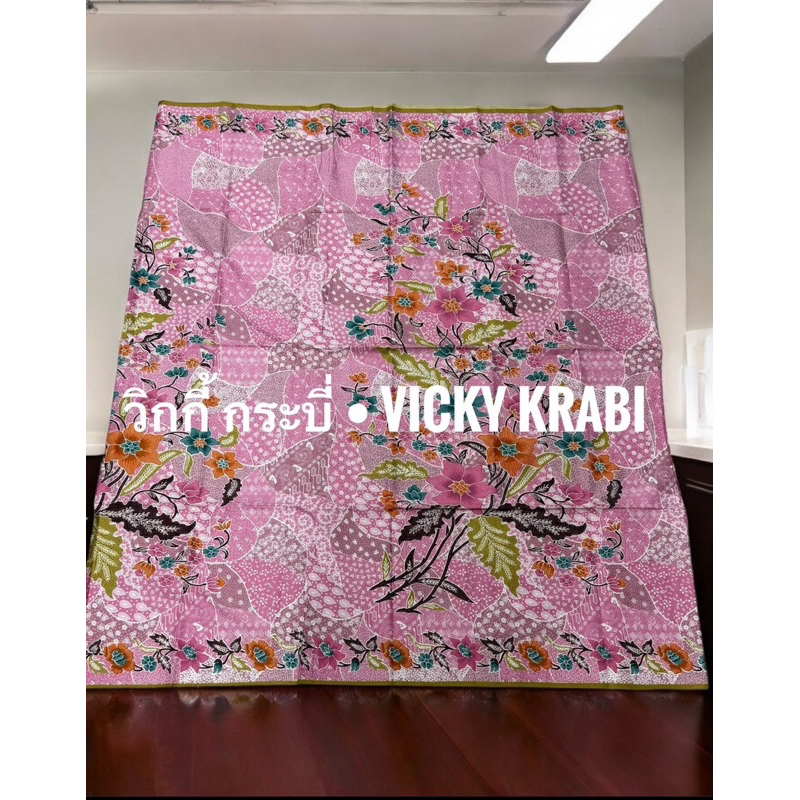 Women's Sarong Sewn Malay Batik Cloth Cotton 1 Size 2 Meters Original Pattern Clear Color Soft Fabric Ready To Wear Skirt Batik Malaysia