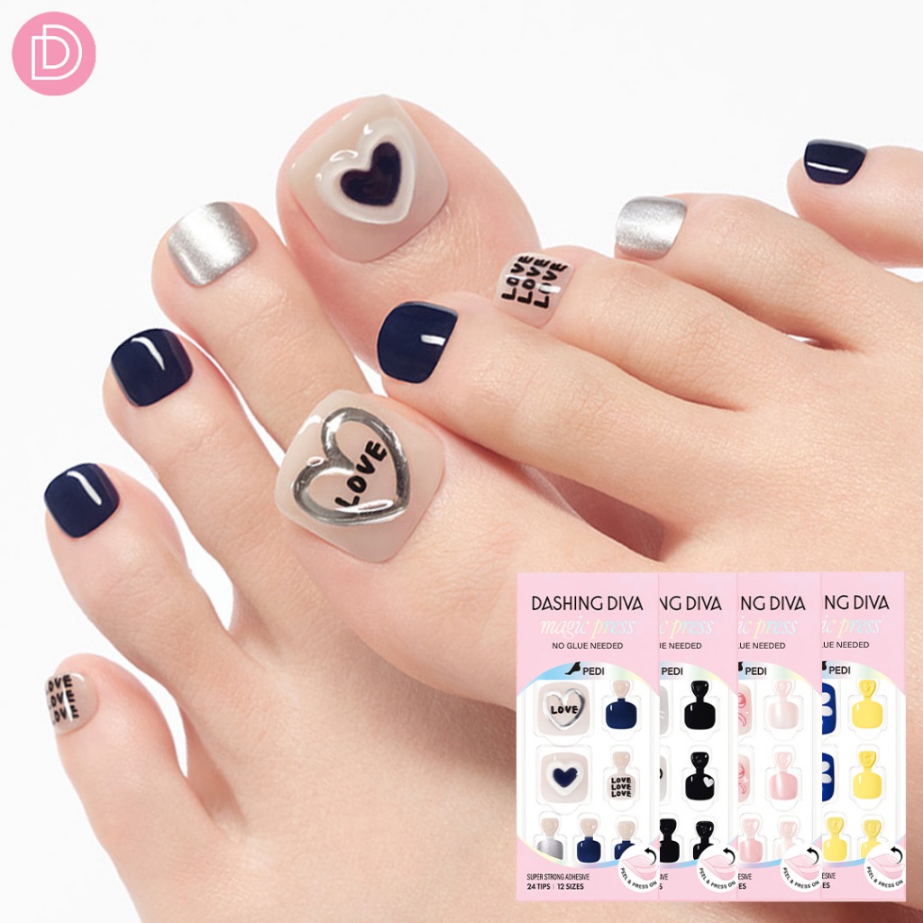 Dashing Diva Magic Press False Nails & Toenails (One-Step Gel Nails)