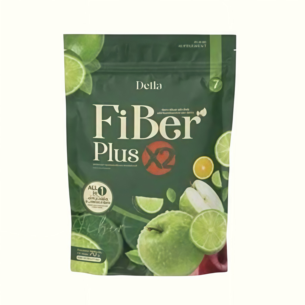 Della Fiber Plus X2 X2 Supplement Drink 1 Bag 7 Sachets