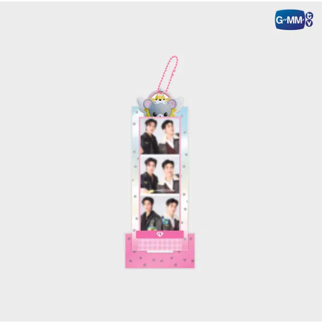 LOOK KHUNNOO PHOTO STRIP FRAME ACRYLIC STAND AND KEYCHAIN WITH GEMINIFOURTH Gemini Fourth GF