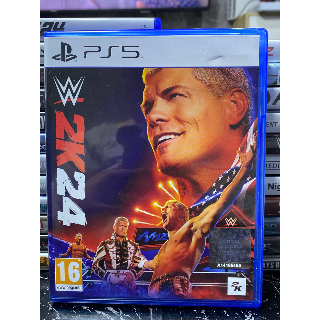 PS5 Disc W2K24 Game Can Be Played By 1-4 People [2nd Hand] Ready To Ship!!!