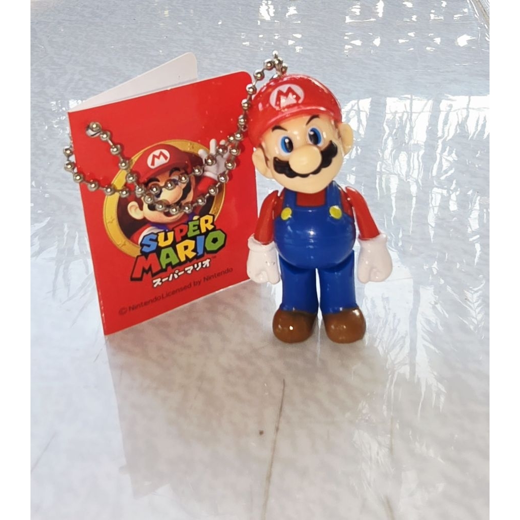 [Secondhand From Japan] mario Keychain Movable Arms And Legs