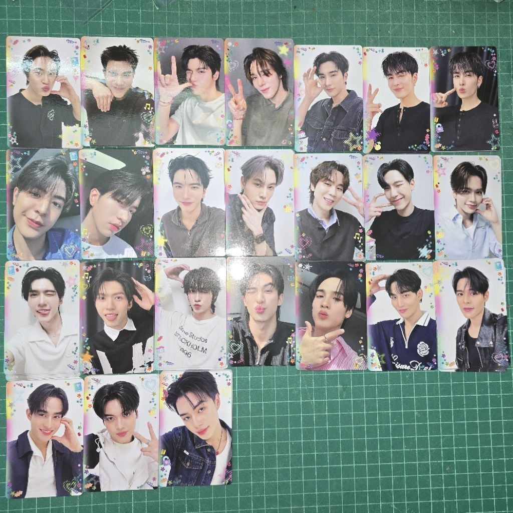 GMMTV Selfie Heart Shot RANDOM CARD GEMINI FOURTH SKY NANI WINNY SATANG PERTH SANTA BOUN PREM JUNIOR MARKJI AOU