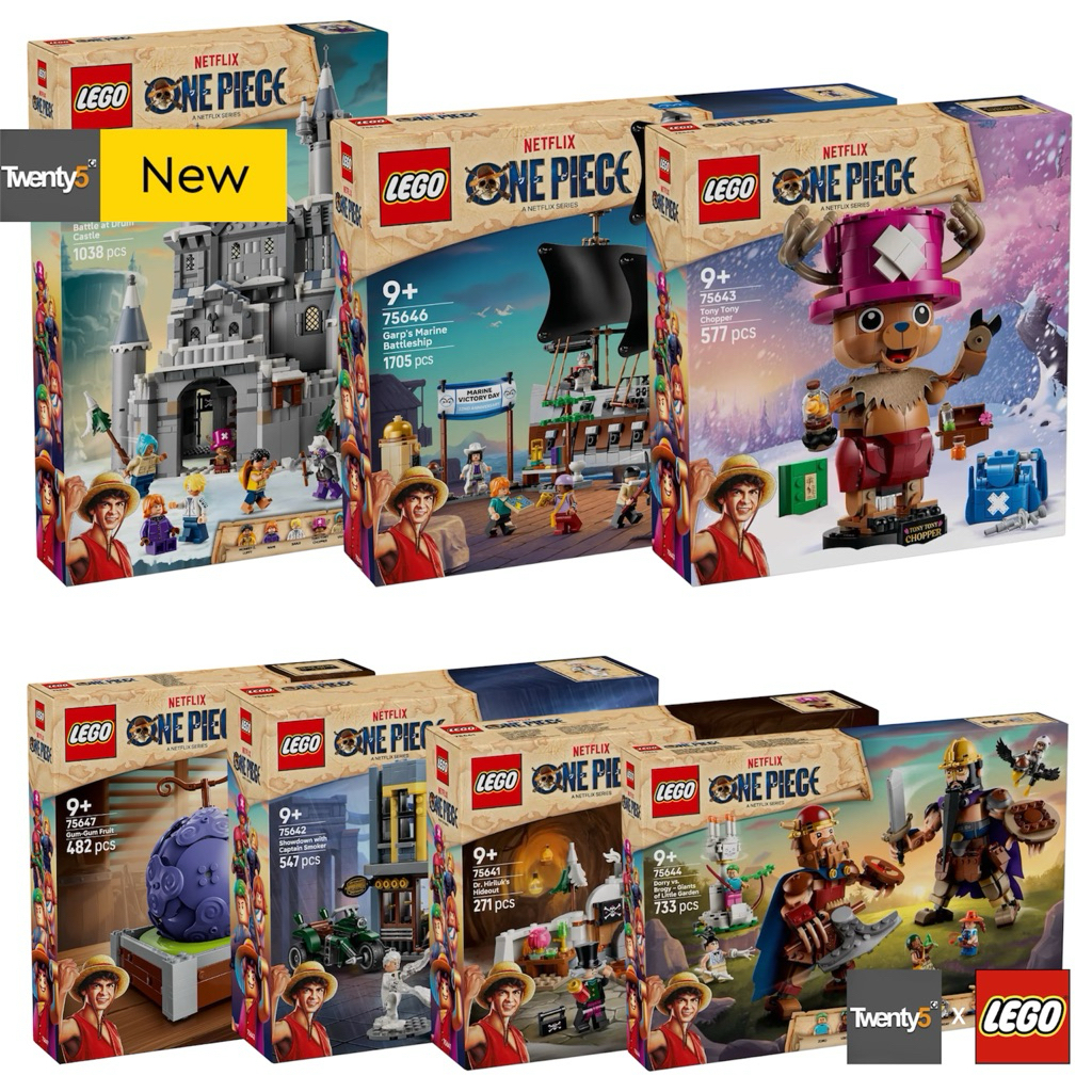 Lego One Piece Complete set 75641 75642 75643 75644 75645 75646 75647