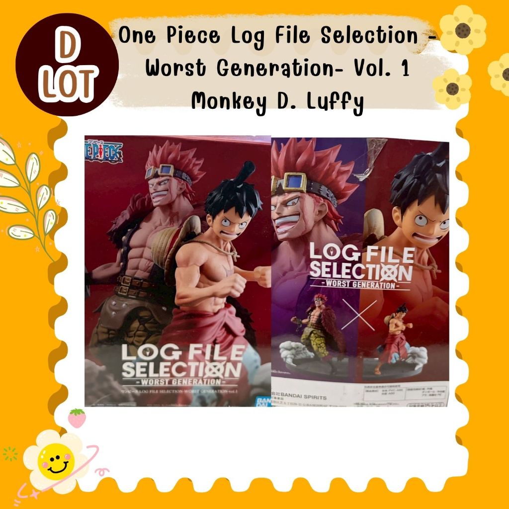One Piece Log File Selection Worst Generation Vol. 1 Monkey D. Second Hand Luffy/Sealed