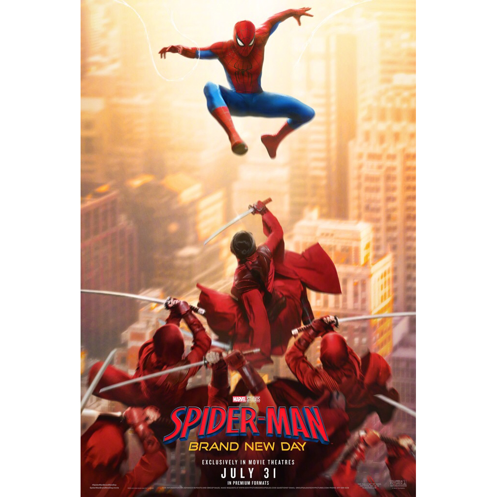 Spider-Man: Brand New Day Western Movie Poster 11.5 X 16.5 Inches (A3) A3 Frame