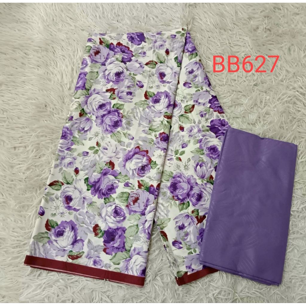Batik Cloth Cotton Fabric 1 Soft Non-Slip Color Does Not Fade Absorbs Water (BB591-628) Set Of 2 Pieces Can Be Purchased Separately Ready-Made Sarong That Cut Into Clothes. Cotton Saree