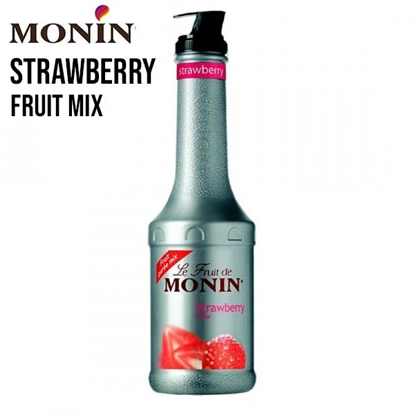 MONIN Strawberry Fruit Mix 1L. 1 bottle 1