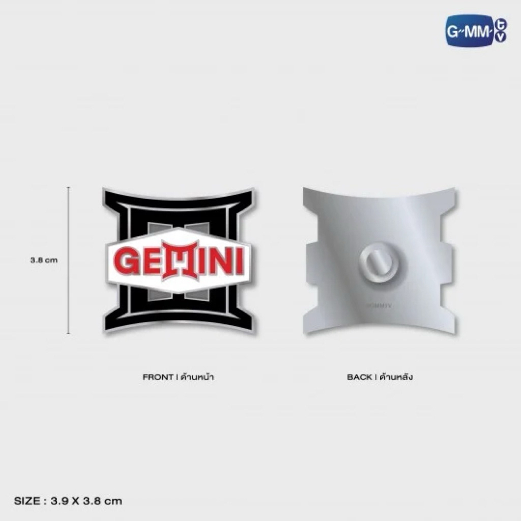 NORAWIT METAL LOGO PIN | GEMINI