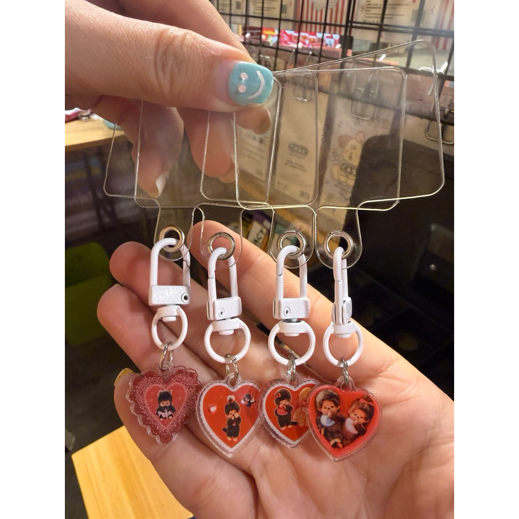 Monchi Keychain Hanging Mobile Phone Bag Charm House/Car Key