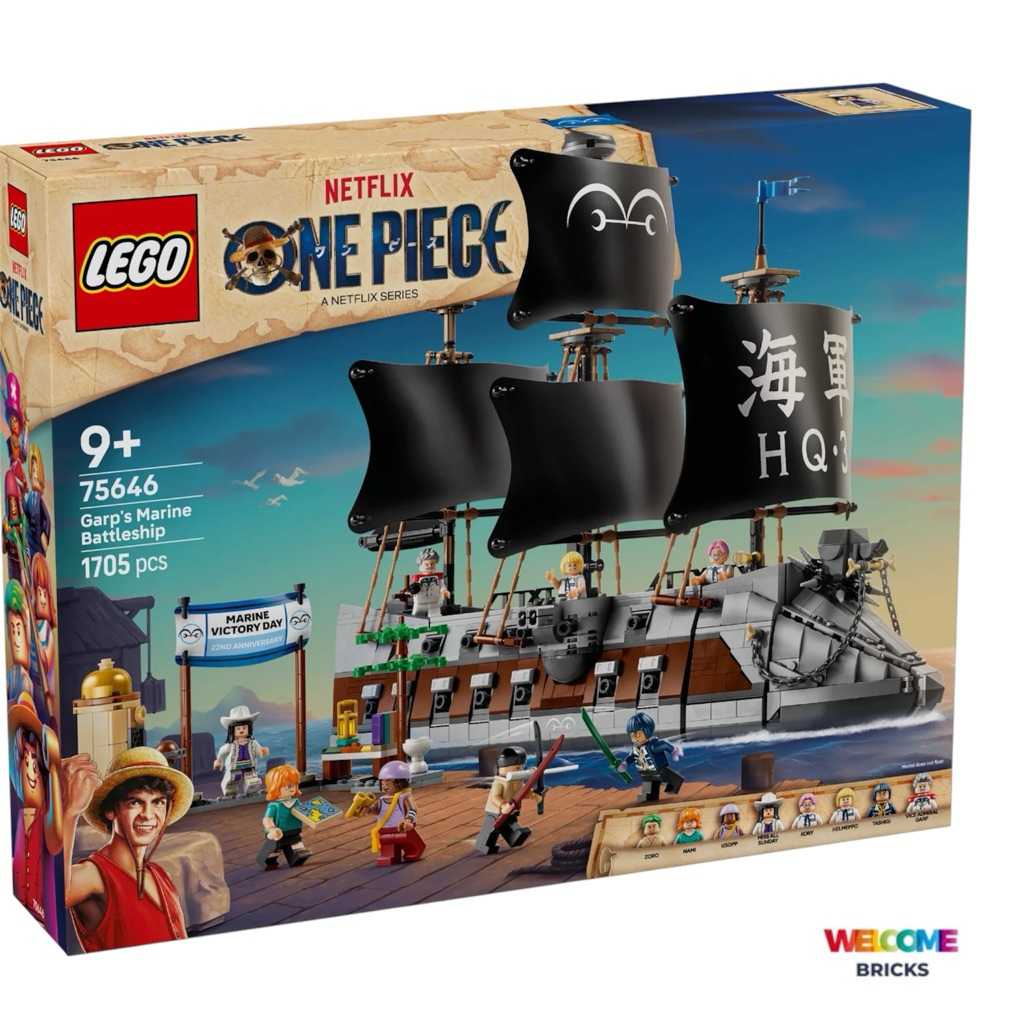 Lego One Piece 75646 Garp's Marine Battleship New Products 1