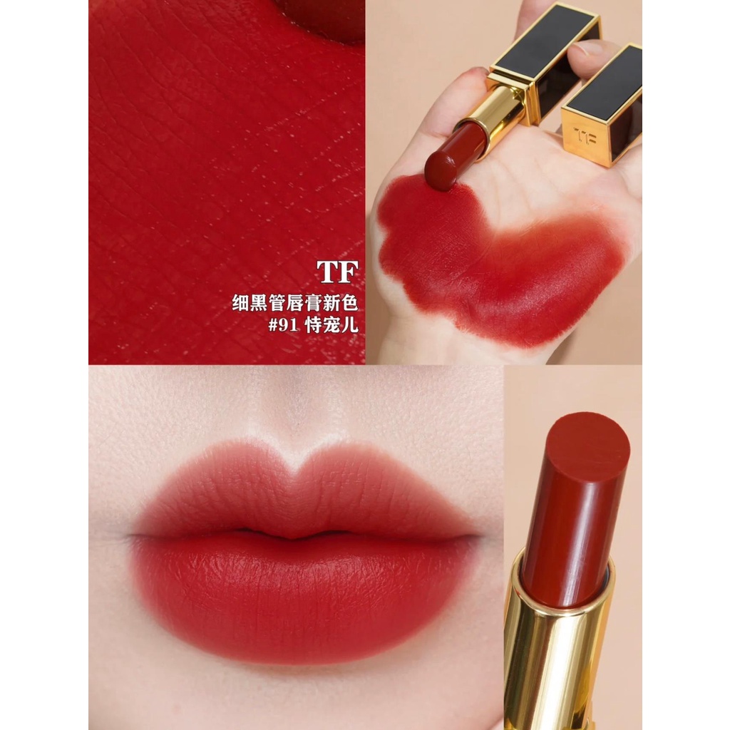 Global Purchase] TOMF-ORD Tom-Ford Black Gold Thin Tube Lipstick Matte Silk  Satin 90-91-92-93-94TF | Shopee Malaysia