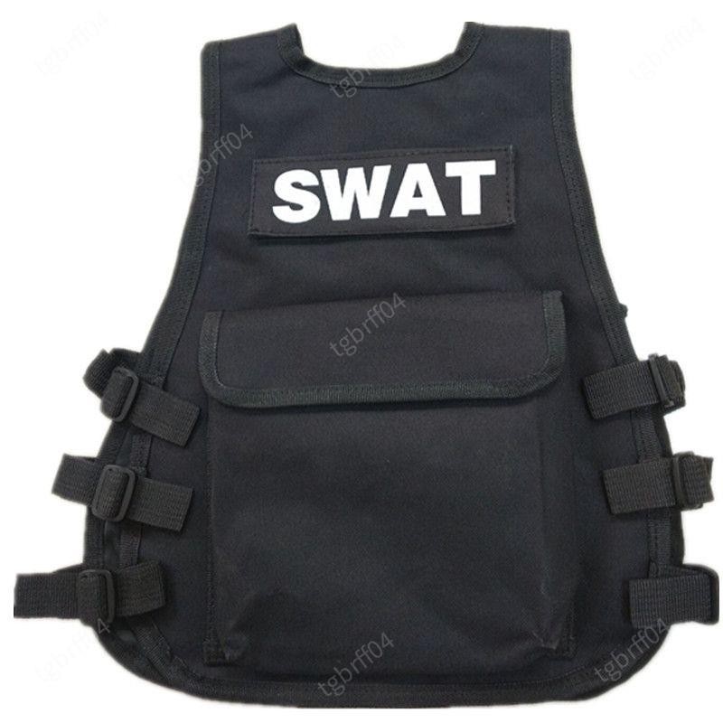 Taoyuan Delivery Kindergarten Performance Costume Children Simulation Toy Public An Vest Tactical Bulletproof Clothing Swat Suit cosplay