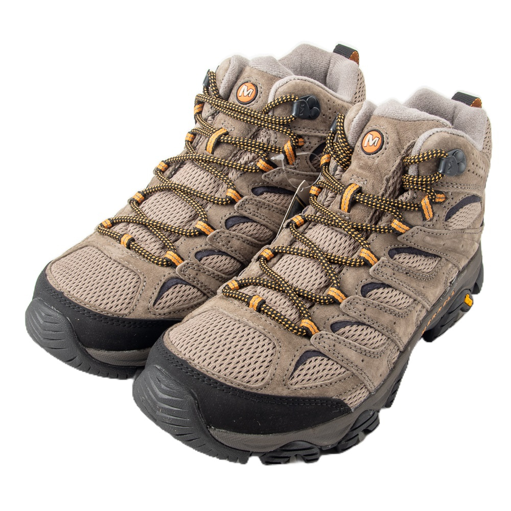 [MERRELL] Moab 3 Mid GTX Men's Cross Country Shoes Outdoor Climbing Waterproof Support Middle High-Top Rock Gray ML035793