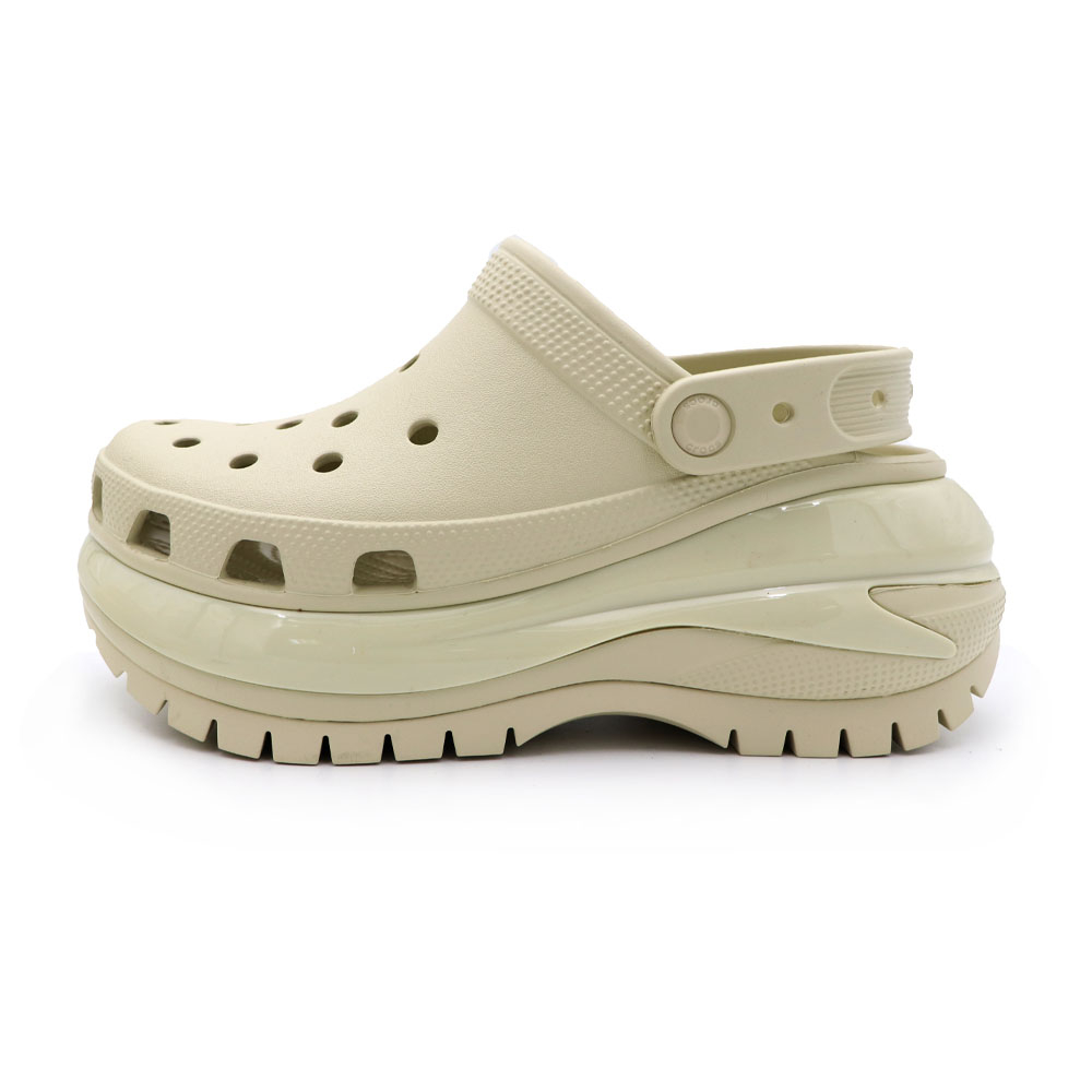 Crocs Milk Tea Color Classic Light Wheel Thick-Soled Sandals Slippers Women's B3852 [Hsinchu Royal207988- 2Y2]
