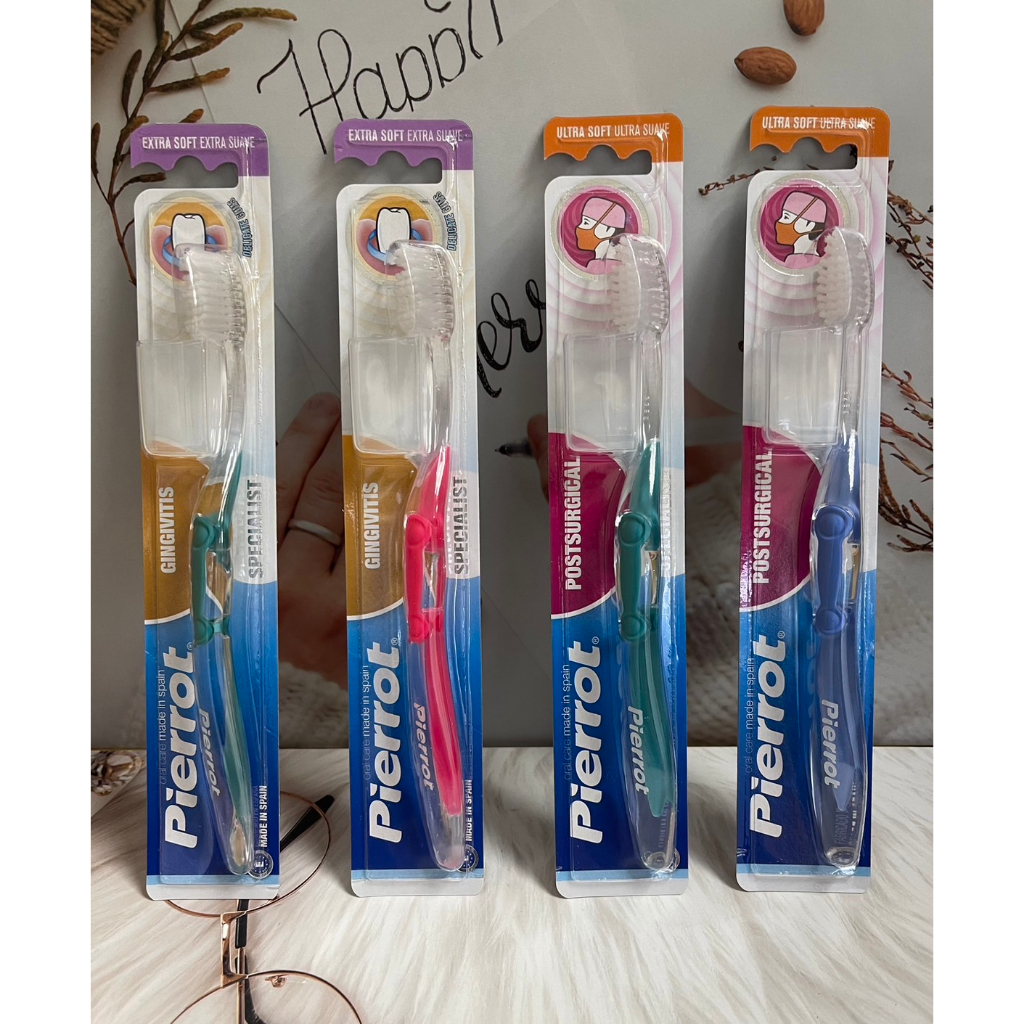 Collar Cola Periodontal Care Toothbrush Super Soft Clear Europe Imported Bristles Ultra Soft Toothbrush Berus Gigi